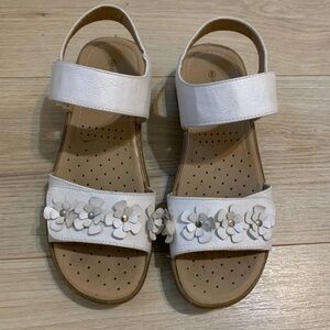 Classic Editions white sandals